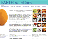 Desktop Screenshot of earthnaturalfoods.co.uk